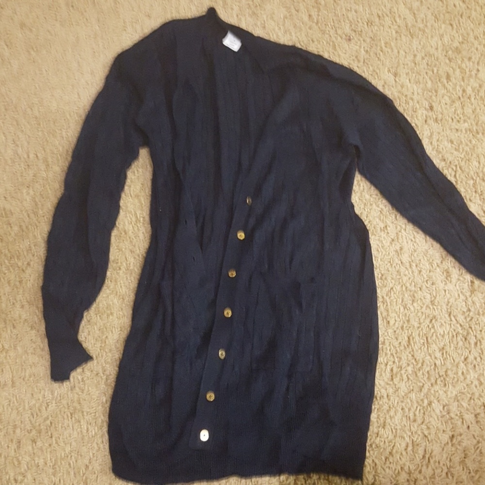 Navy sweater
